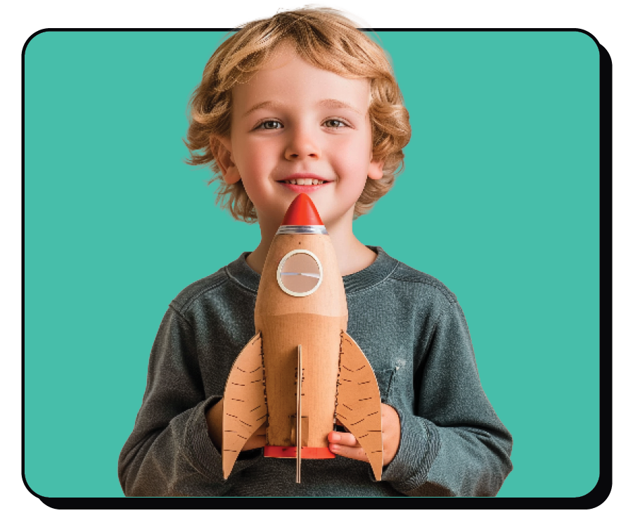 boy holding rocket2 boy holding rocket2